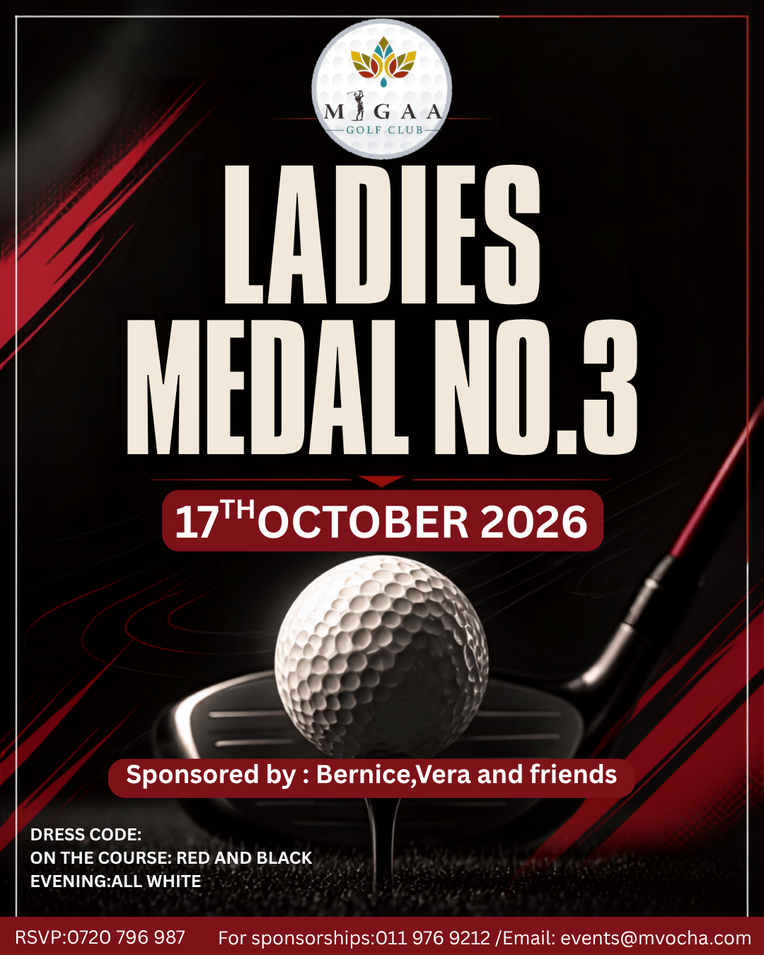 
            LADIES MEDAL NUMBER 3