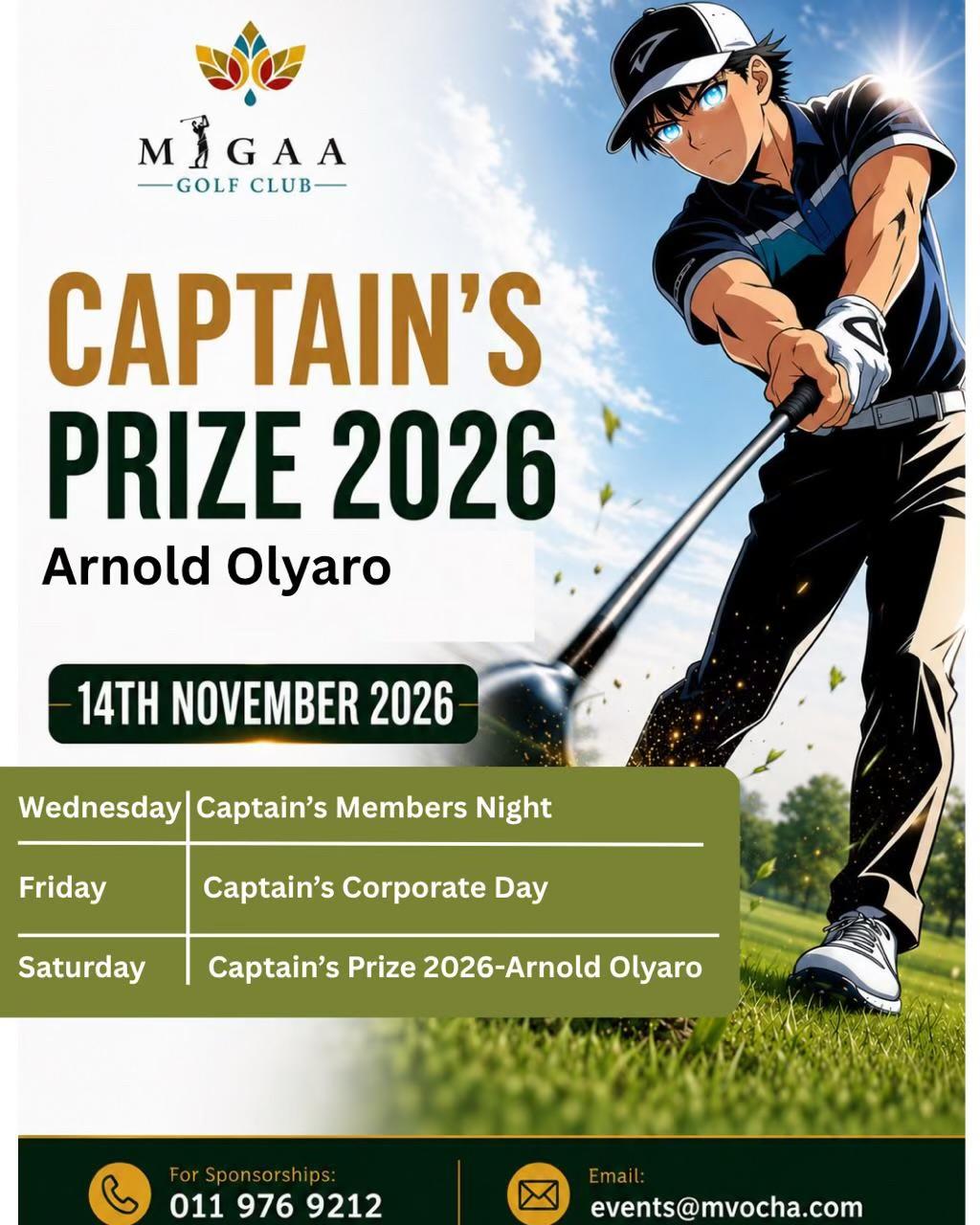 
            CAPTAINS PRIZE
