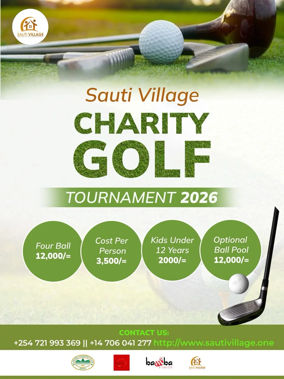 
            SAUTI VILLAGE CHARITY GOLF TOURNAMENT